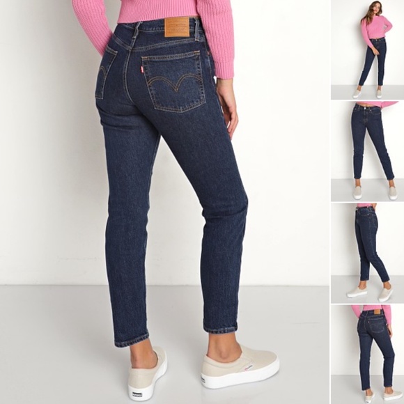 Levi's Wedgie Icon Fit Salsa Dark Stone Skinny - Size 18W - Picture 2 of 16